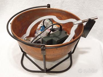 Paiolo Elettrico Polentina OVBC RAME ferro  Grande
