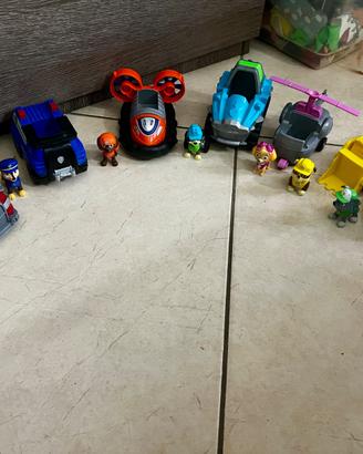 Set paw patrol completo giocattoli