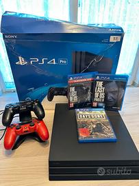 PlayStation 4 Pro 1TB con 2 controller  + 3 giochi