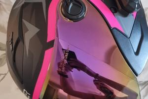 casco jet  nuovo con interfono 