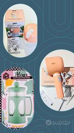 Mini tritatutto + Mini sbattitore + Cappuccinatore