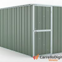 deposito attrezzi box giardino 175x307 verde