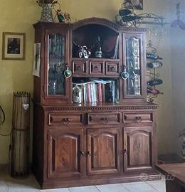 Set sala da pranzo Credenza e Tavolo con 4 sedie