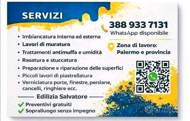 Imbianchino muratore indoratore ecc