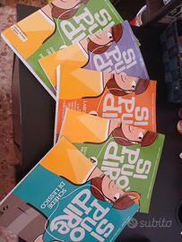 5 libri di 1.2.3 media di italiano