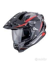CASCO ADV ADF9000 SCORPION NERO GRIGIO ROSSO