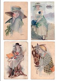 cartoline donne primi '900
