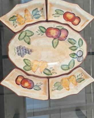 Servizio Antipastiera XL in Ceramica Artigianale -