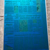 Lastra tipografica originale in alluminio – Il Gaz