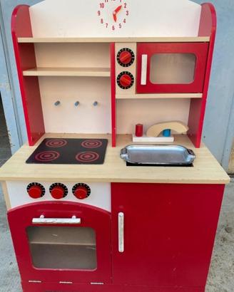 cucina da bimbo in legno