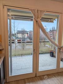 Porta finestra 1940 x 2380 mm 2 ante, 1 vasistas