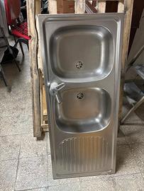 Lavello due vasche 117 cm