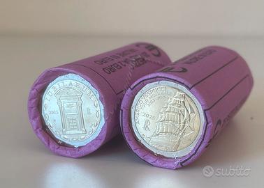 Rotolino 2 Euro Italia 2025 Giubileo Vespucci