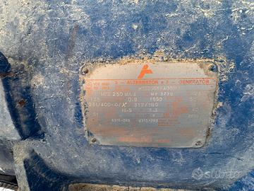 Gruppo elettrogeno 125kva scania ansaldo generator