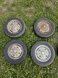 cerchi e gomme fiat 500 epoca