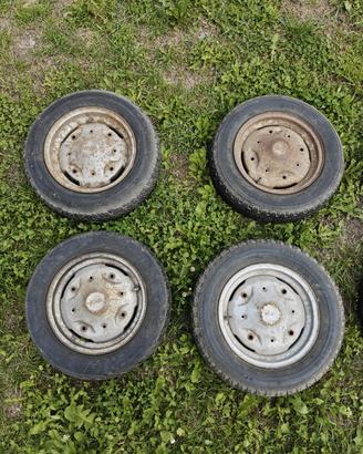 cerchi e gomme fiat 500 epoca