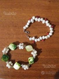 Braccialetti con perle vere