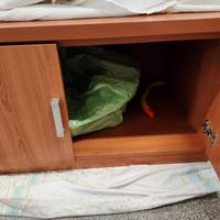 Mobile 2 ante basso in ciliegio