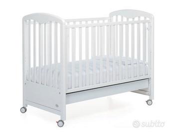 Lettino per bambini in legno bianco Foppapedretti