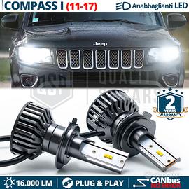 Kit Full LED H11 per JEEP COMPASS CANbus6000K