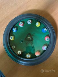 Orologio da parete Biliardo