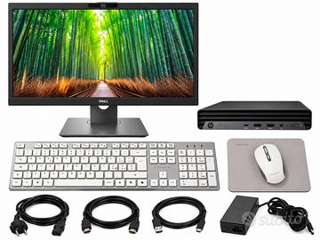 HP Pro Mini i7 12ª Gen 32GB + Monitor Dell Webcam