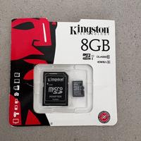 Kingston SDC10G2/8GB Scheda MicroSD da 8 GB