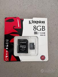 Kingston SDC10G2/8GB Scheda MicroSD da 8 GB