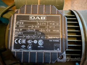 pompa elettrica monofase autoadescante