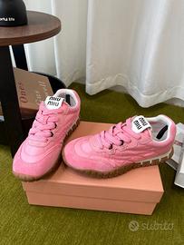 Scarpe stringate rosa MIUMIU modello Tyre 38
