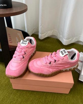 Scarpe stringate rosa MIUMIU modello Tyre 38