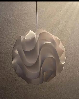 Lampadario a sospensione da soffitto bianco