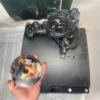 Playstation 3 slim 120 gb cavi e gta ps3