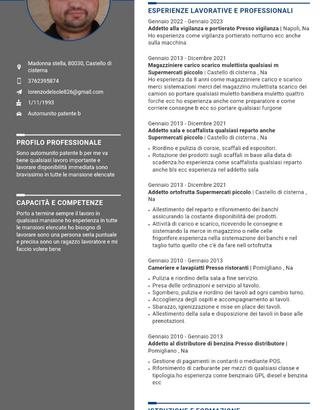 Magazziniere scaffalista corriere b altre mansioni