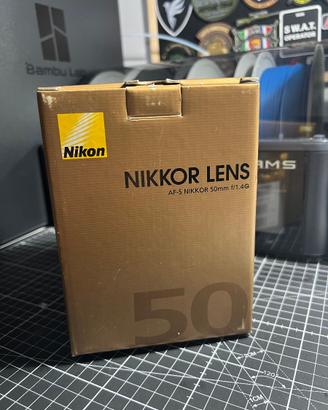 Scatola originale Nikon AF-S NIKKOR 50mm f/1.4G