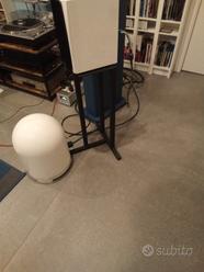 Subwoofer Focal mod. Dome bianco e nero laccato.  			