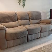 Divano "Seychelles" 3 posti con 2 recliner elettri