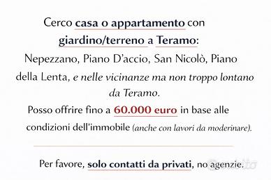 Cercò casa/ appartamento