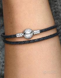 Bracciale pandora unisex nero