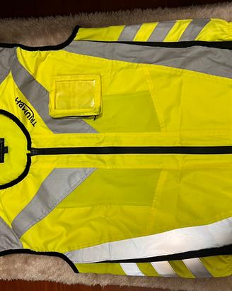Gilet moto fluorescente  Tiumph