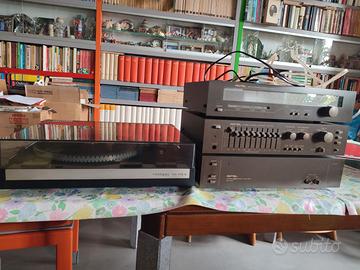 Impianto Hi-Fi Vintage - ROTEL/THORENS/B&W/SONY