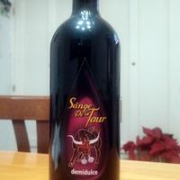 Bottiglia da 0,75 l. di vino "Sânge de Taur"