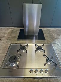 Piano cottura Whirpool e cappa aspirazione Faber