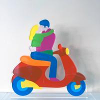 Our secret. Marco Lodola. Scultura 