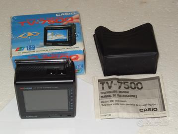 Casio TV-7500 LCD Color Television come nuovo