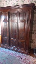 Armadio Guardaroba in Noce primi 900