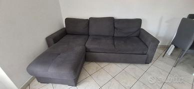 Divano letto con penisola 