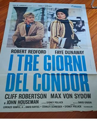 manifesto originale I Tre giorni del condor