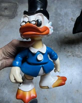 PUPAZZO GOMMA ZIO PAPERONE ANNI ' 70 LEDRAPLASTIC
