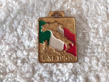 Medaglia militare pellegrinaggio 4.11.1953 vintage